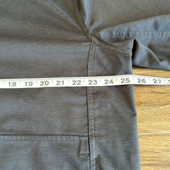 Greg Norman Men’s Windbreaker Full-Zip Jacket in Black Heather, XL - Picture 6 of 14